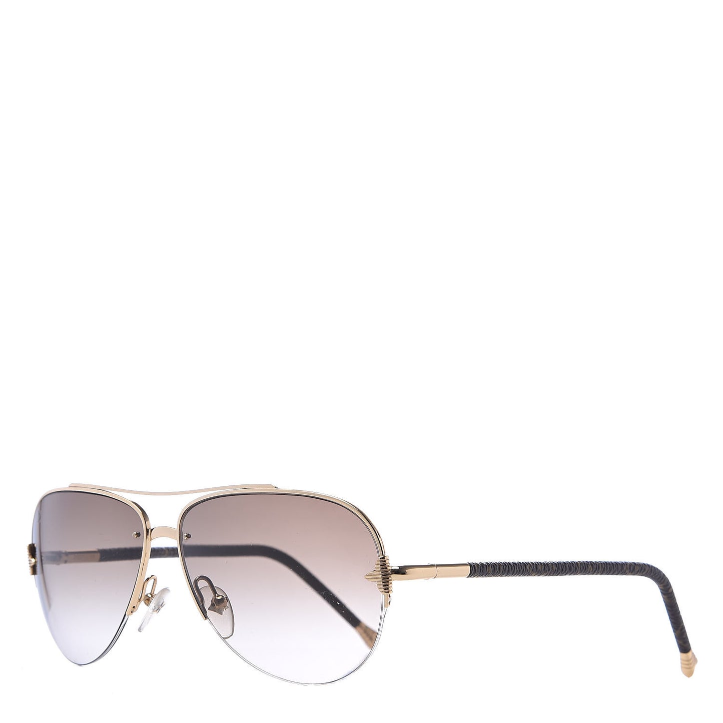 Monogram Petite Viola Pilote Aviator Sunglasses Z0571U Brown