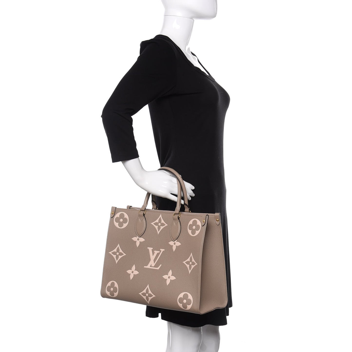 Empreinte Monogram Giant Onthego MM Tourterelle Creme