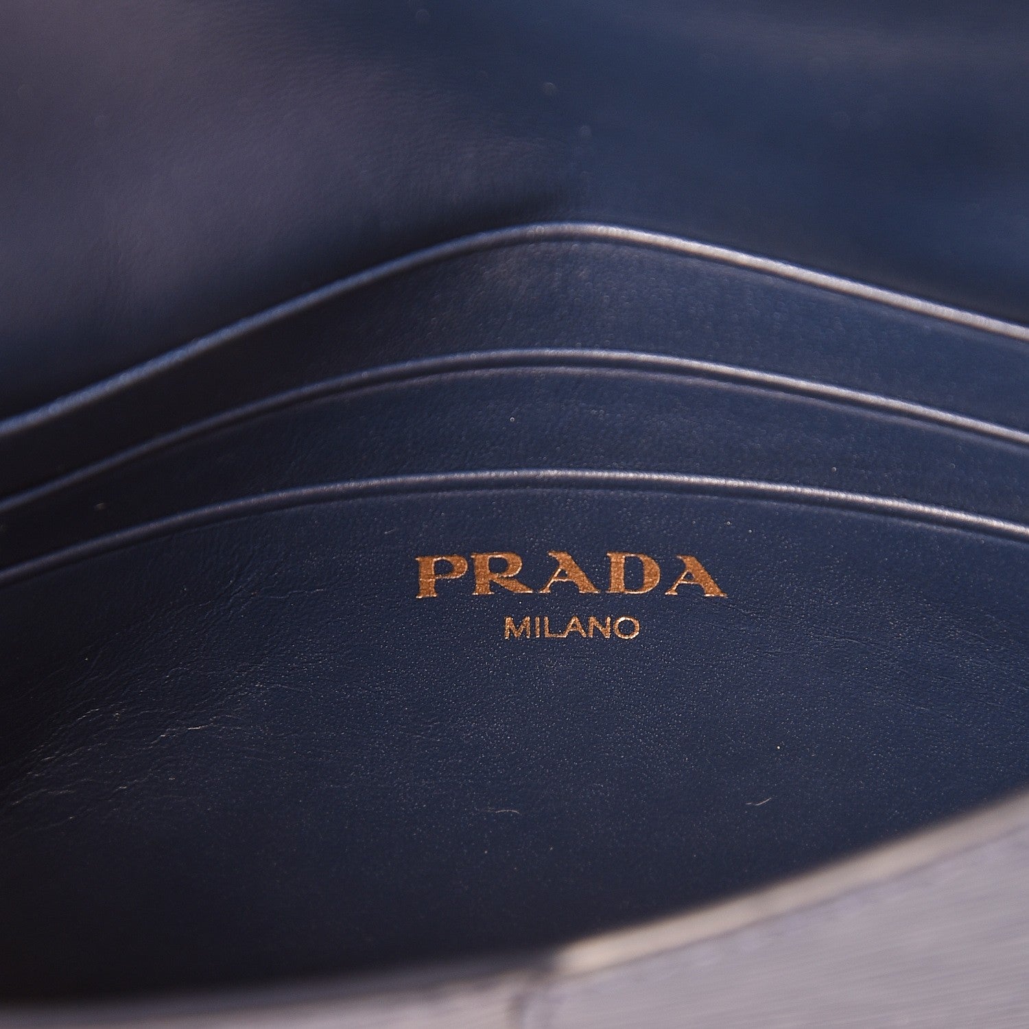 Prada Vitello Move Envelope Wallet Bleuette 6 of 8
