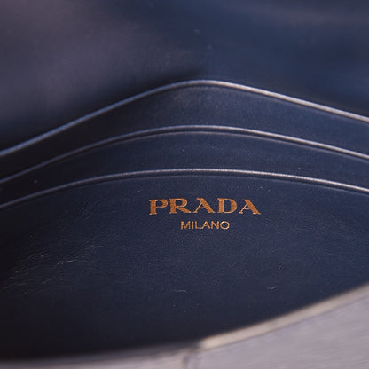 Prada Vitello Move Envelope Wallet Bleuette 6 of 8