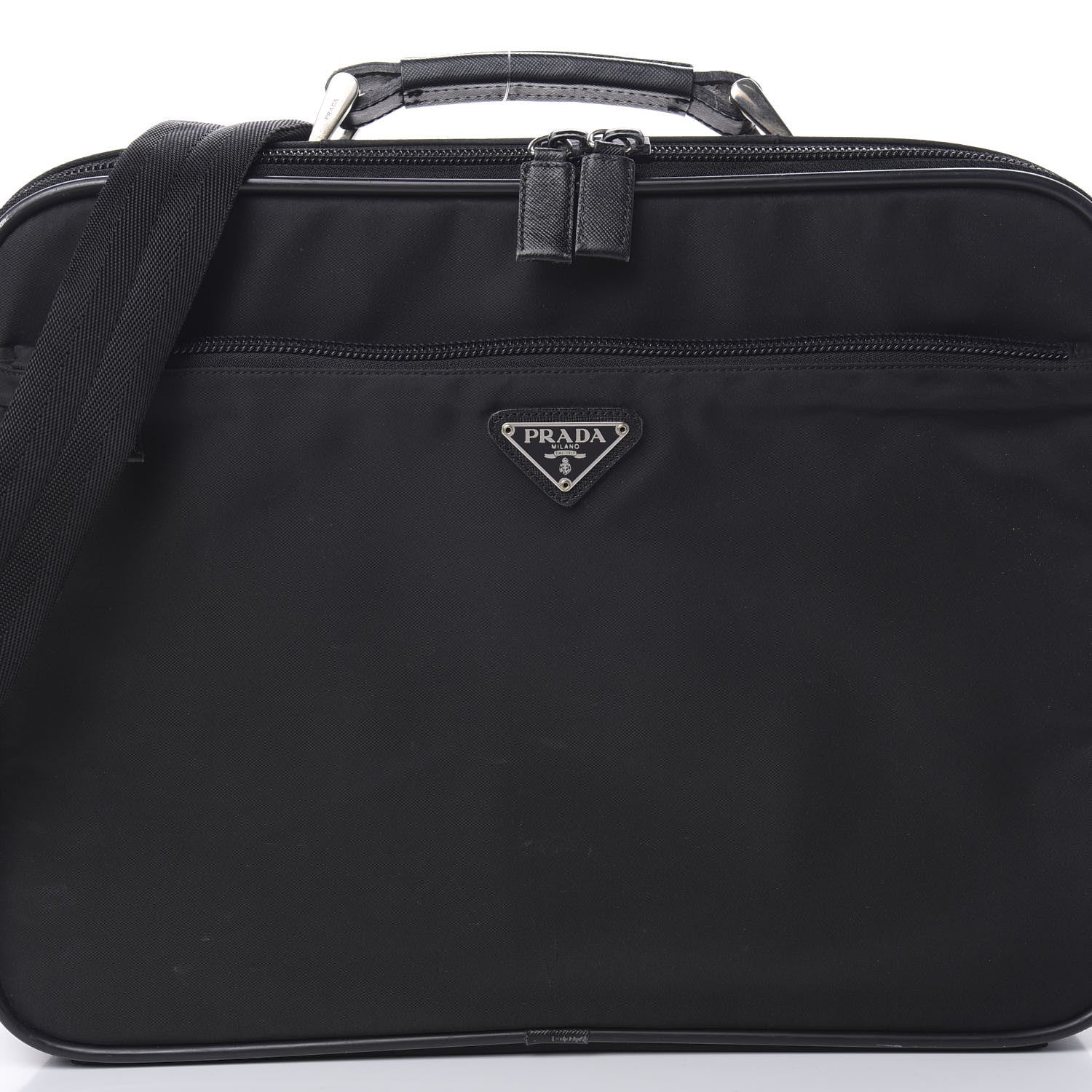 Prada Tessuto Nylon Travel Bag Black 7 of 19