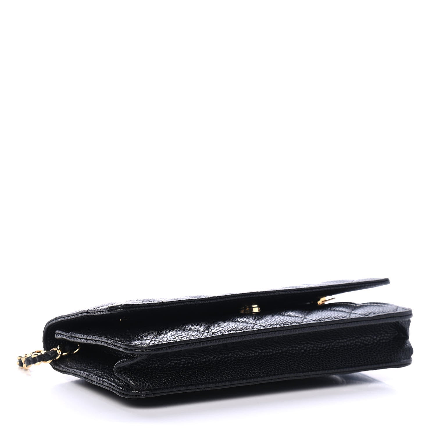 Chanel Caviar Quilted Wallet On Chain WOC Black 3 of 4