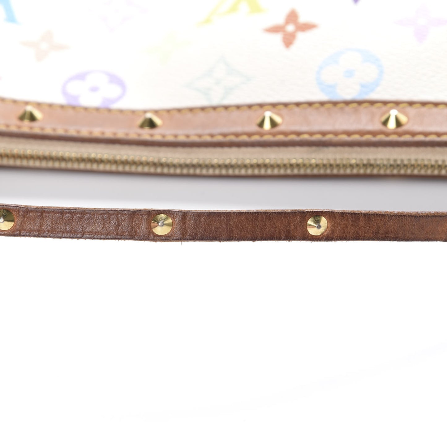 Monogram Multicolor Pochette Accessories White