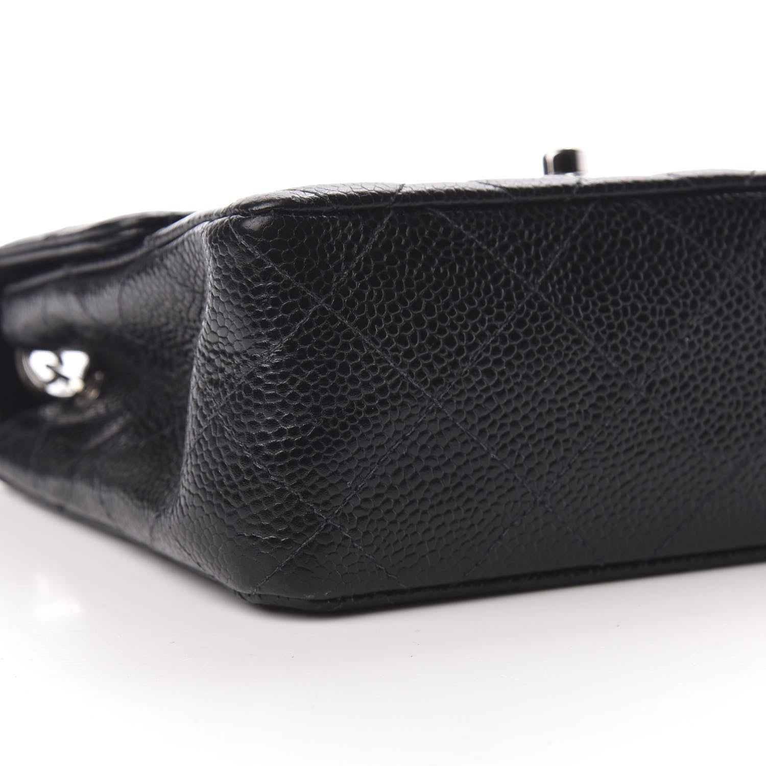 Chanel Caviar Quilted Mini Square Flap Black 8 of 9