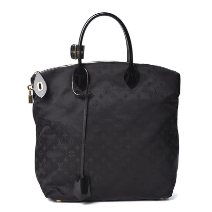 Louis Vuitton Monogram Nylon Desire Lockit Vertical MM Black 1 of 8