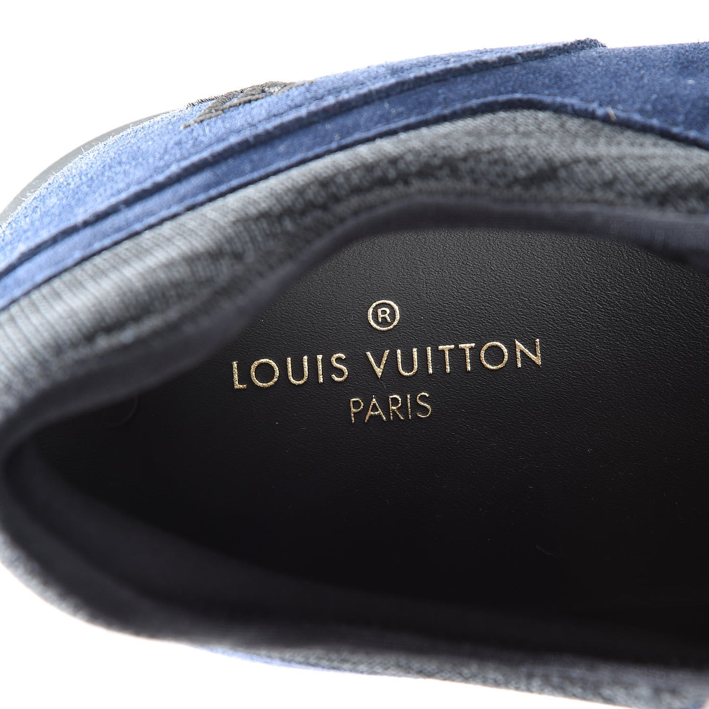 Metallic Patent Suede Run Away Sneakers 8.5 Marine