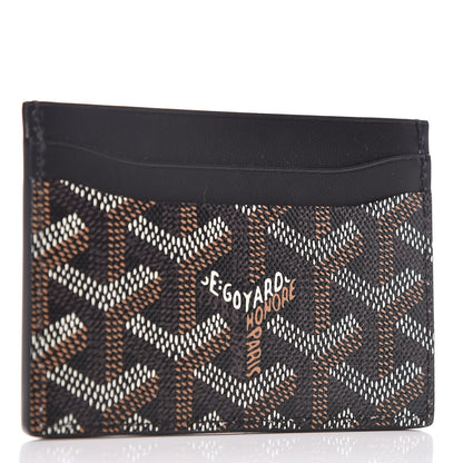 Goyard Goyardine Saint Sulpice Card Holder Black 3 of 7