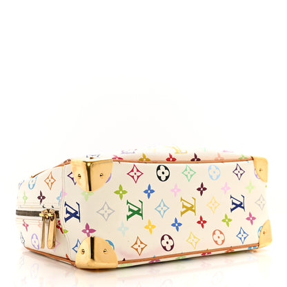 Louis Vuitton LOUIS VUITTON Monogram Multicolor Trouville White 4 of 10