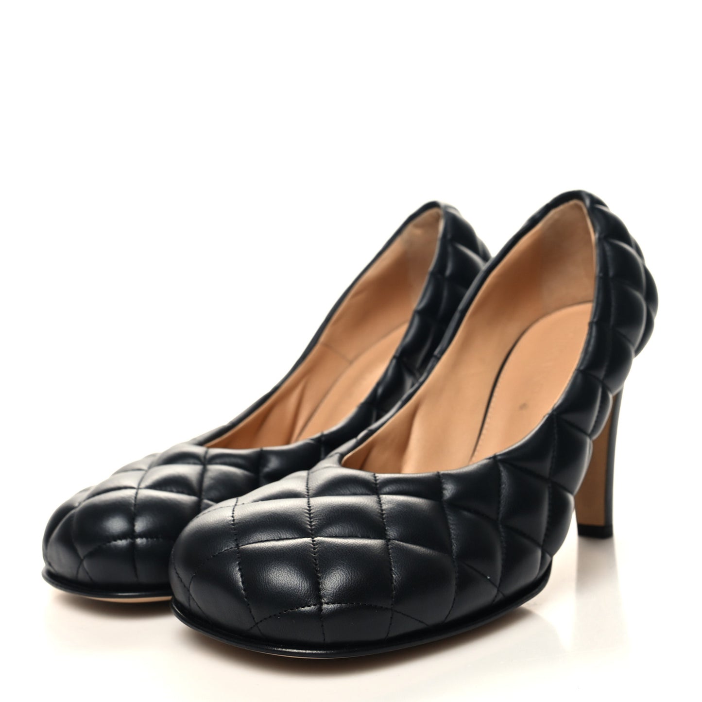 Nappa Matelasse Padded Dream Pumps 40.5 Black