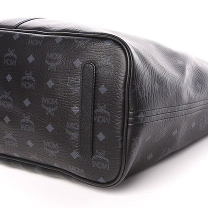 MCM Visetos Large Liz Reversible Shopper Tote Black 16 of 16