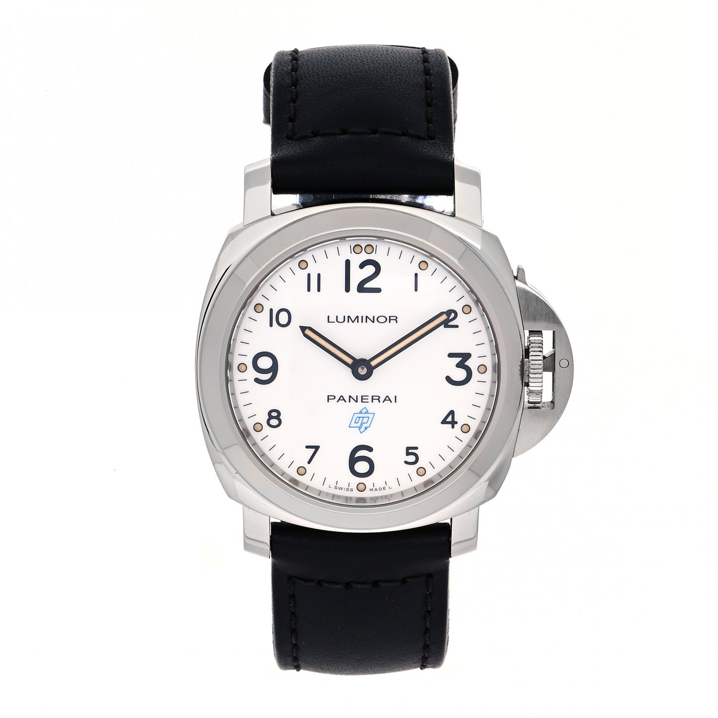 Stainless Steel Calfskin 44mm Luminor Base Logo Manual Winding Watch PAM00630