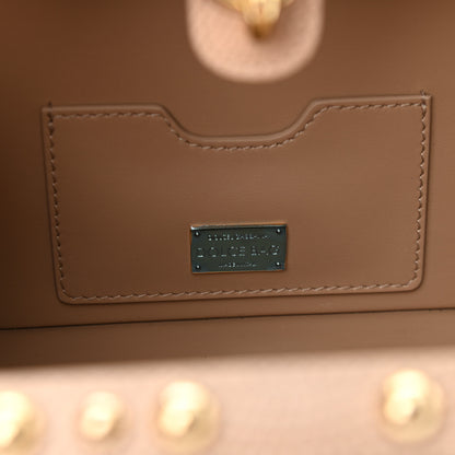 Dolce & Gabbana Dauphine Crystal Rose Embellished Lily Box Bag Beige 6 of 9