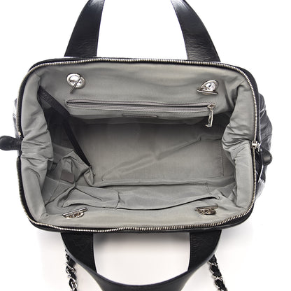 Chanel Calfskin Ultra Stitch Bowler Black 6 of 11