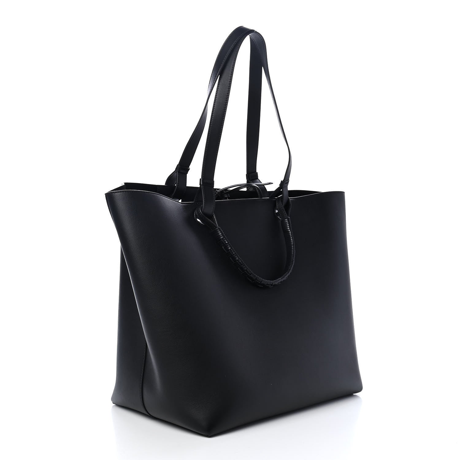 Loewe X JOE BRAINARD Calfskin Underwear Print Large Double Handle Tote Black 2 of 4