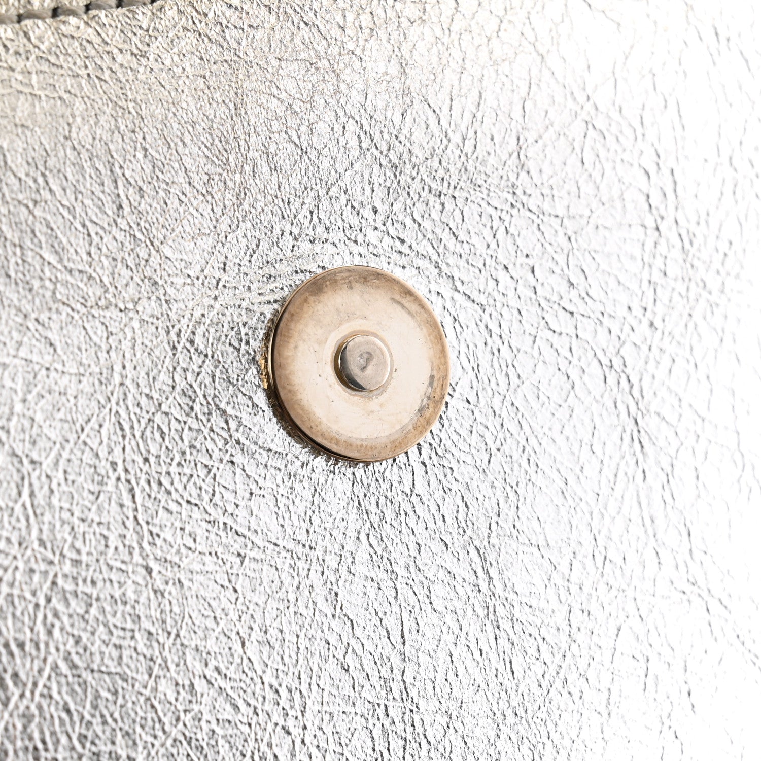 Saint Laurent Metallic Calfskin Monogram Large Belle De Jour Clutch Silver 8 of 9