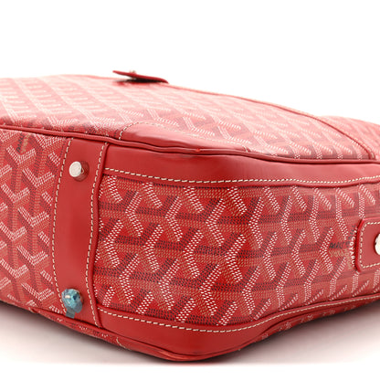 Goyard Goyardine Ambassade MM Briefcase Red 9 of 11