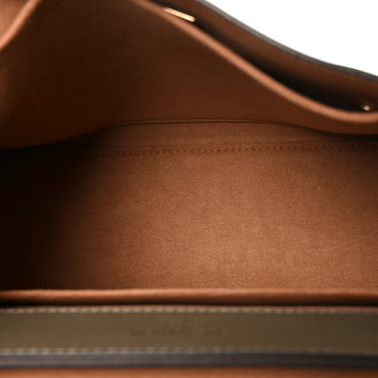 Louis Vuitton Soft Calfskin Lockme Ever BB Smokey Brown Quartz Green 5 of 9