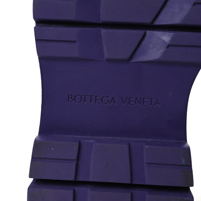 Bottega Veneta Calfskin The Tire Chelsea Boots 38 Black Plum 8 of 13