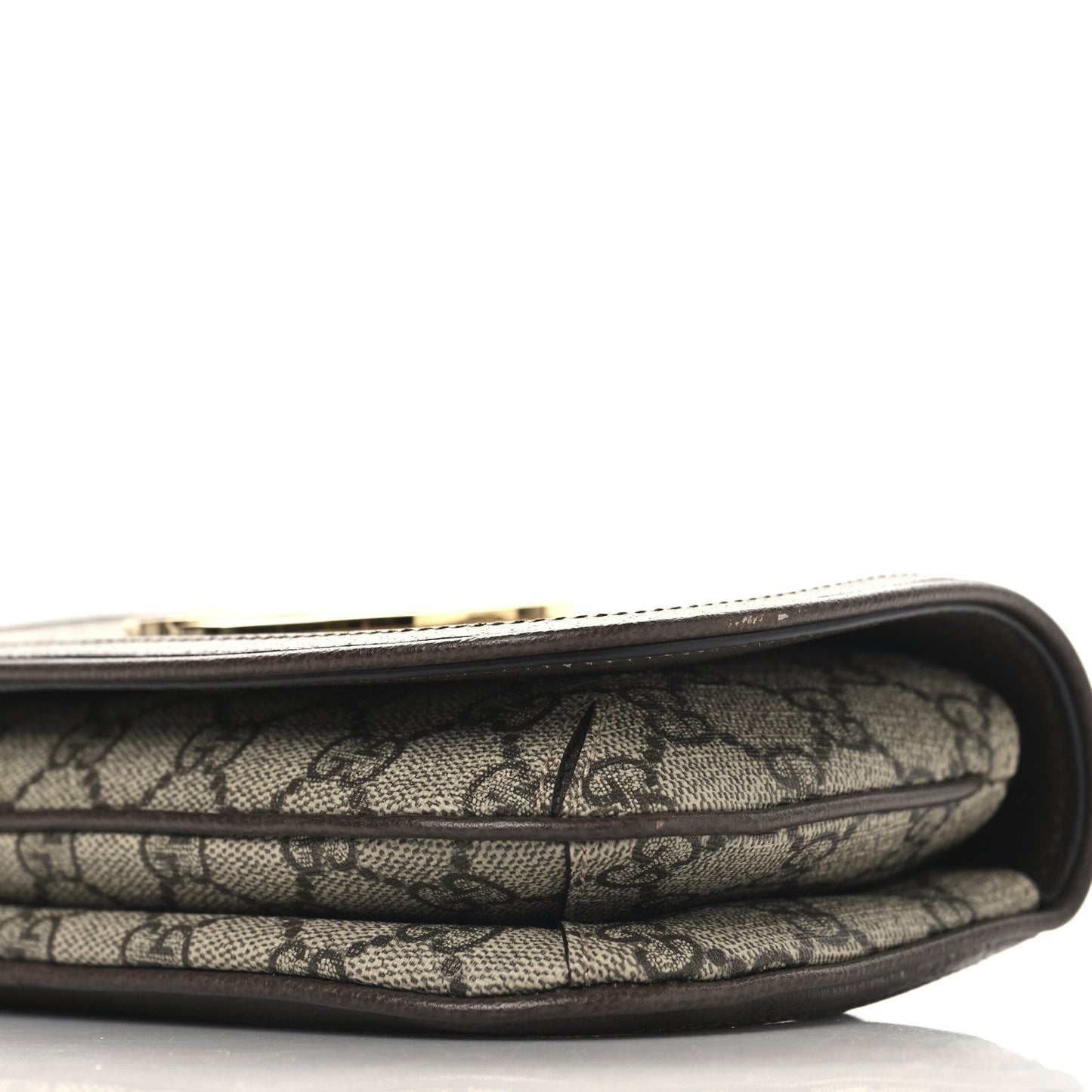 GG Supreme Monogram Textured Dollar Calfskin Blondie Belt Bag 80 32 Beige Ebony New Acero