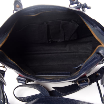 Balenciaga Veau Arena Multicolore Classic Hardware S City Bleu Nuit Rouge 4 of 9