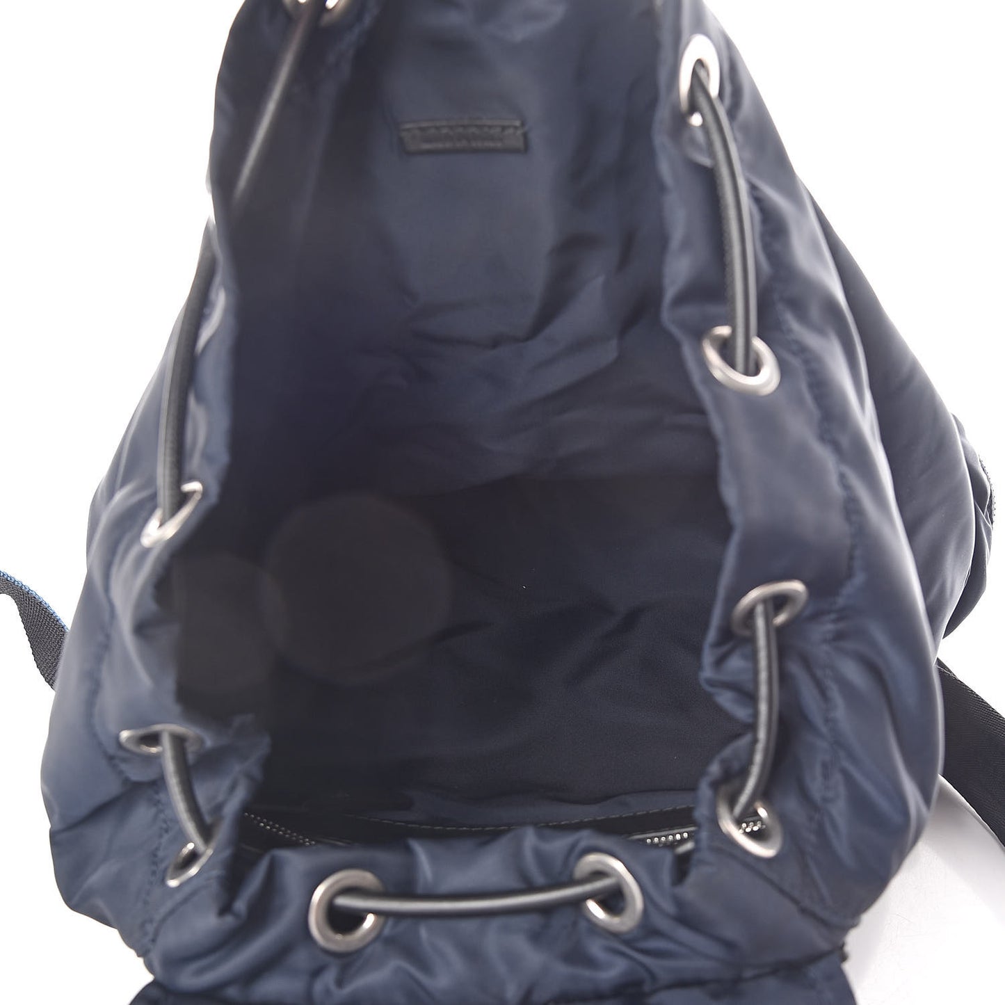 Nylon Puffer Medium Rucksack Backpack Blue