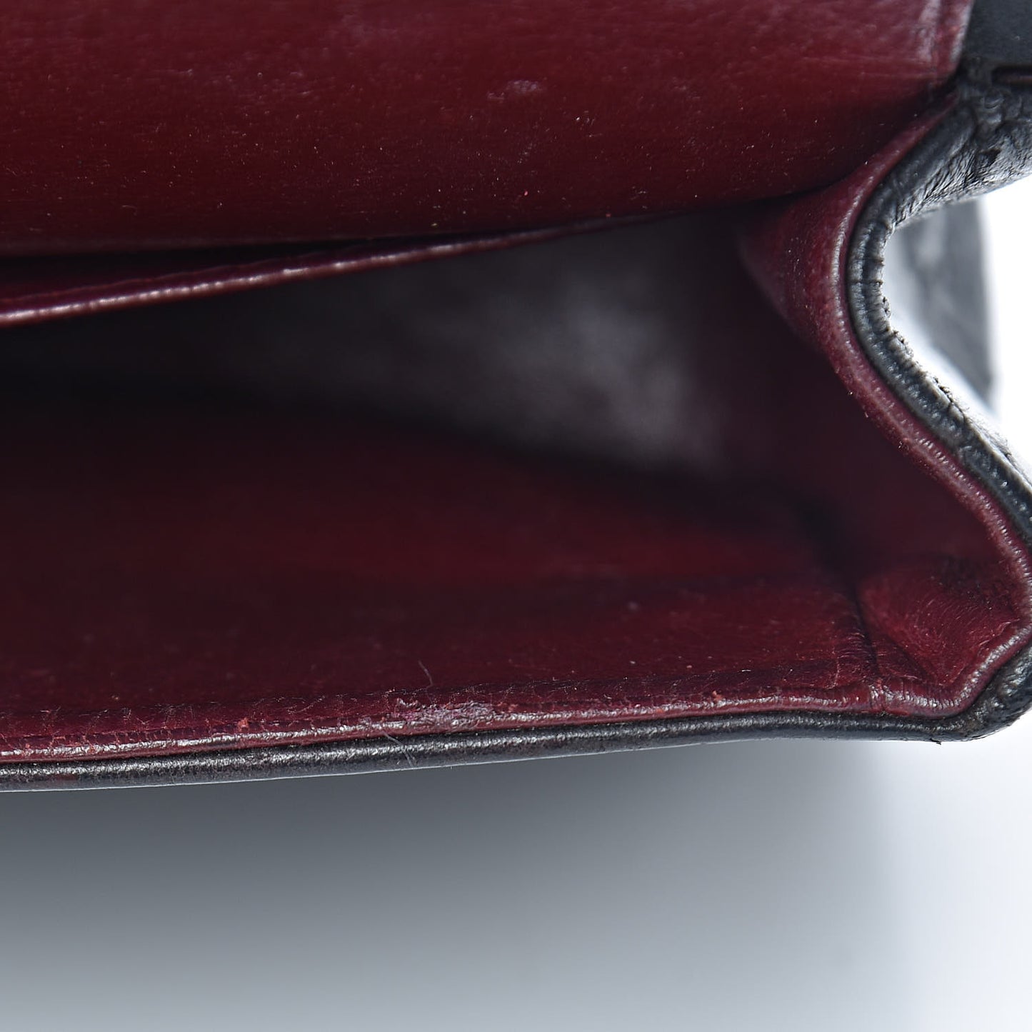 Lambskin Medium Single Flap Black