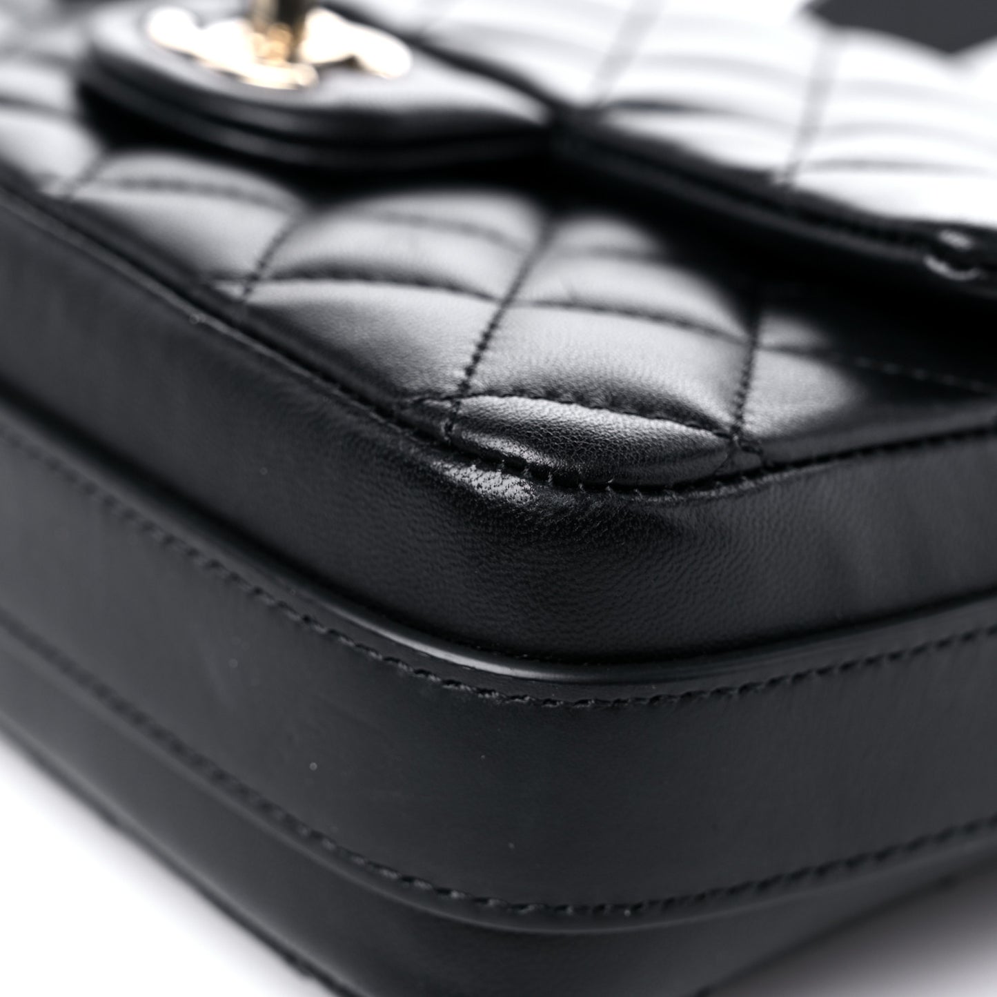 Calfskin Quilted Bolero De Chanel Flap Bag Black