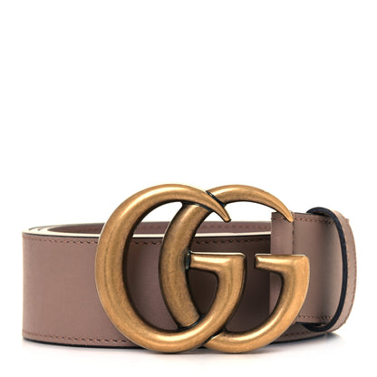 Gucci Calfskin Double G 40mm Belt 90 36 Porcelain Rose 1 of 4
