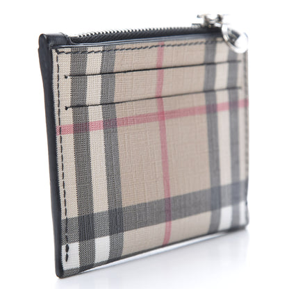 Burberry Coated Canvas House Check Coin Case Card Holder 3 of 8