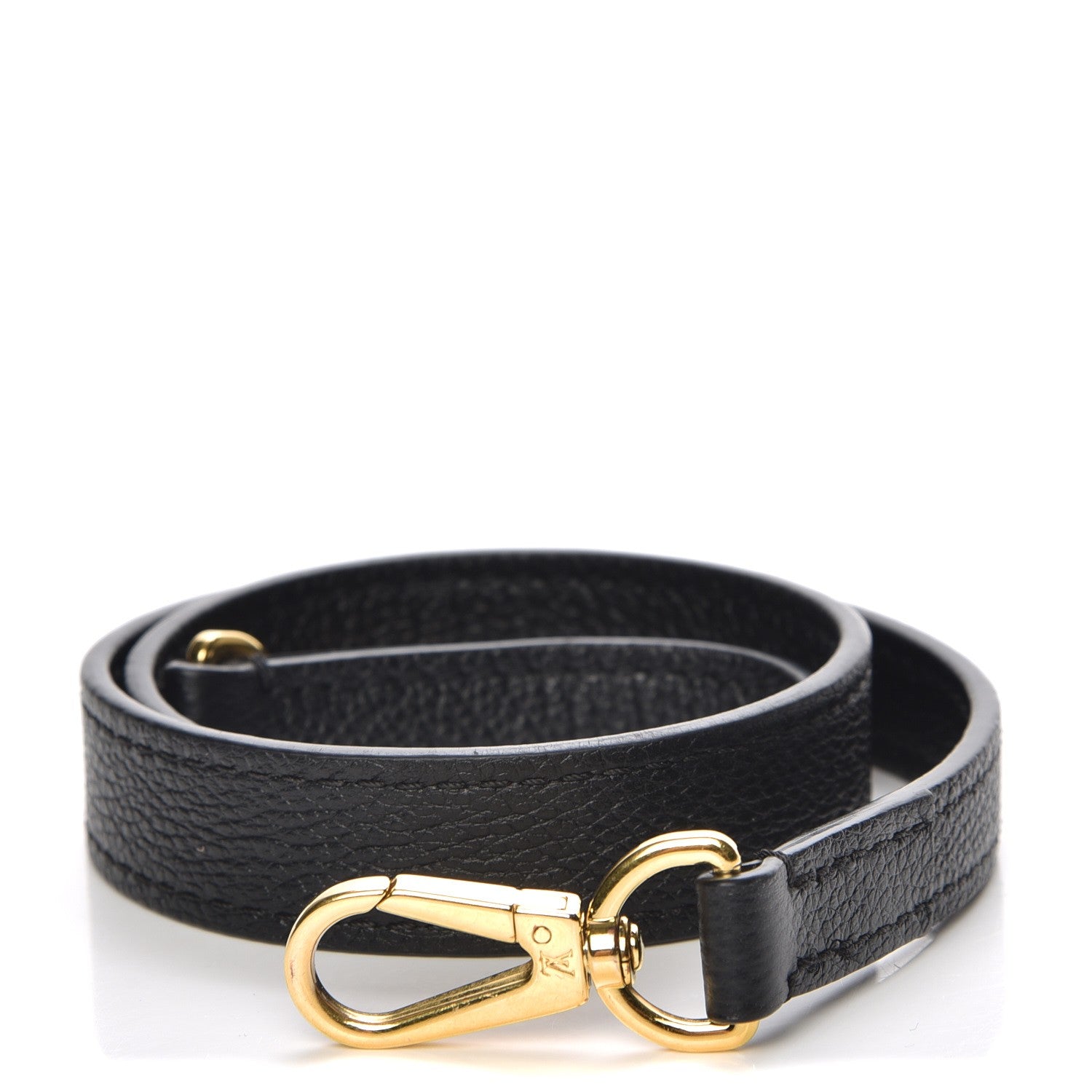 Louis Vuitton Calfskin Shoulder Strap Black 1 of 4