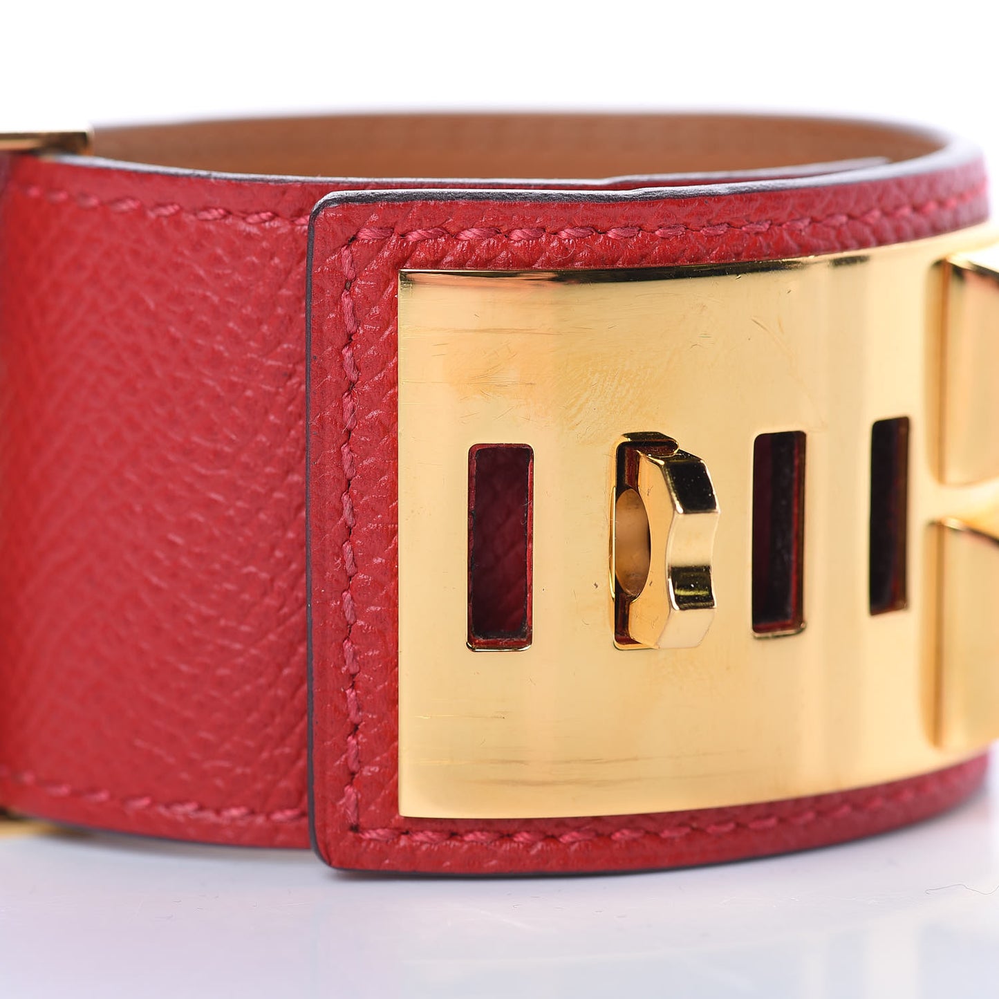 Epsom Collier de Chien CDC Bracelet S Rouge Casaque