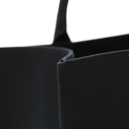 Versace Canvas Suppler Calfskin Cabas GV Signature Tote Black 13 of 14