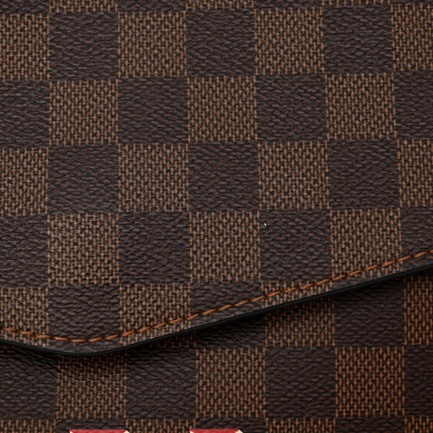 Louis Vuitton Damier Ebene Beaubourg MM Scarlet 12 of 13
