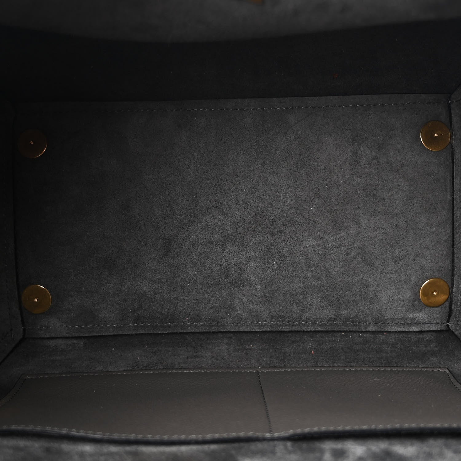 Celine Grained Calfskin Mini Belt Bag Grey 5 of 10
