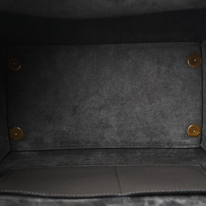 Celine Grained Calfskin Mini Belt Bag Grey 5 of 10