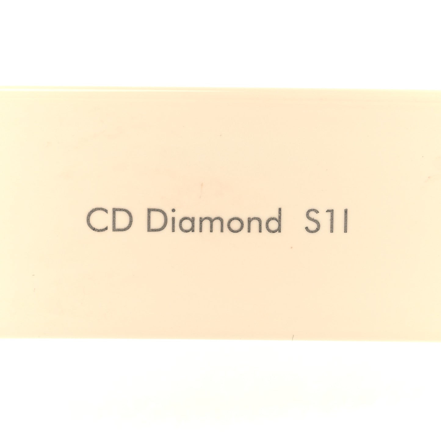 Acetate Rectangular CD Diamond S1I Sunglasses Ivory