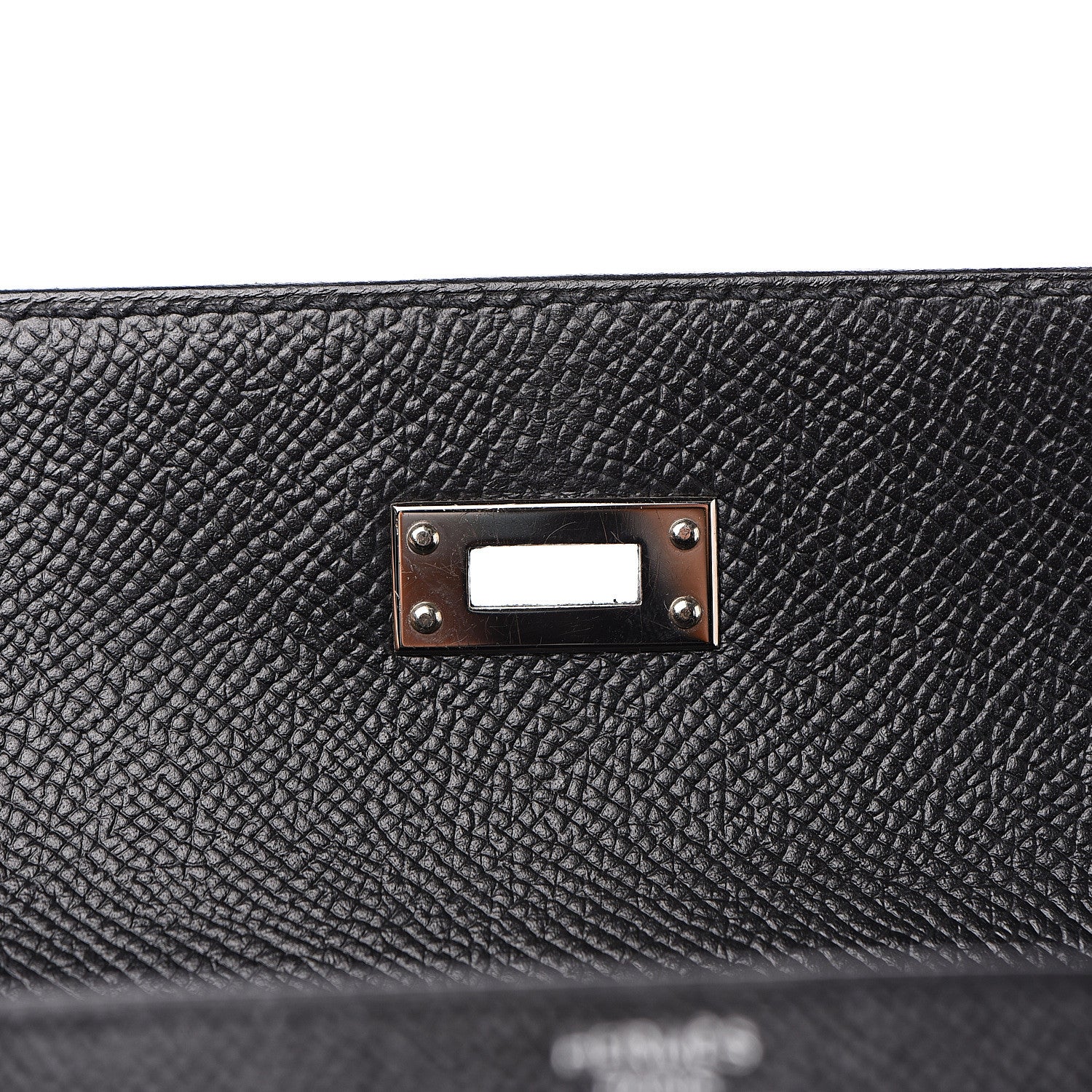 Hermes Epsom Kelly Sellier 25 Black 11 of 25