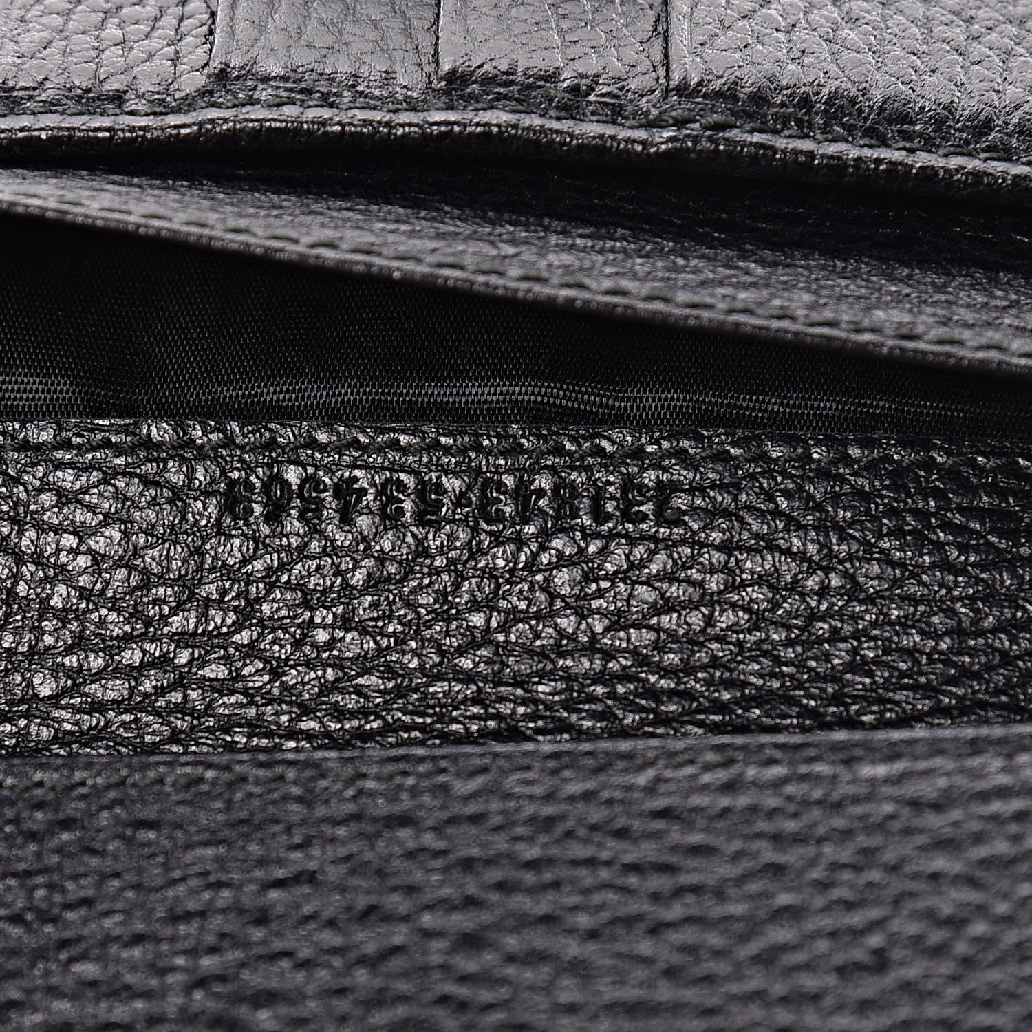 Gucci Calfskin Monogram Blondie Continental Wallet Black 8 of 8
