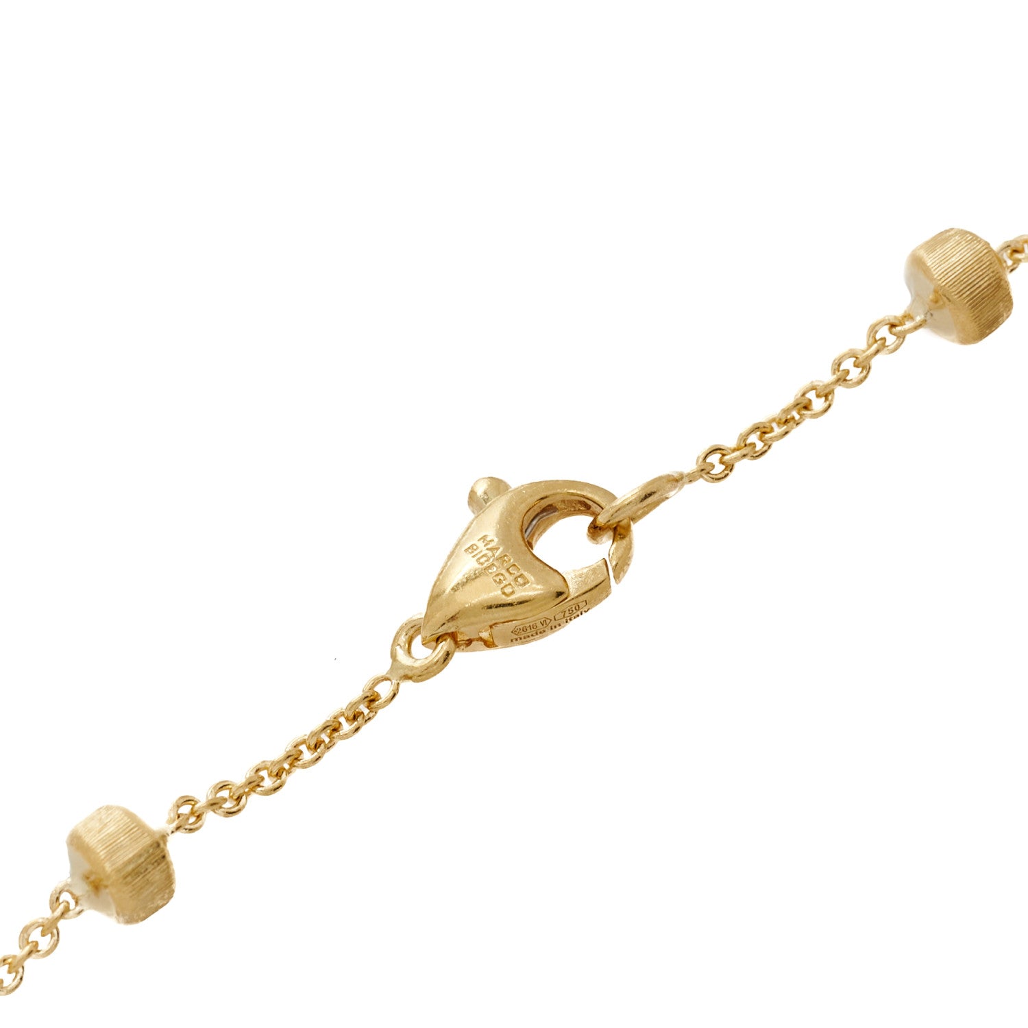 Marco Bicego 18K Yellow Gold Multi Gemstone Paradise Long Necklace 7 of 10