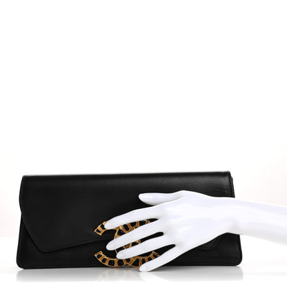 Chanel Lambskin Evening In Egypt Clutch Black 2 of 11
