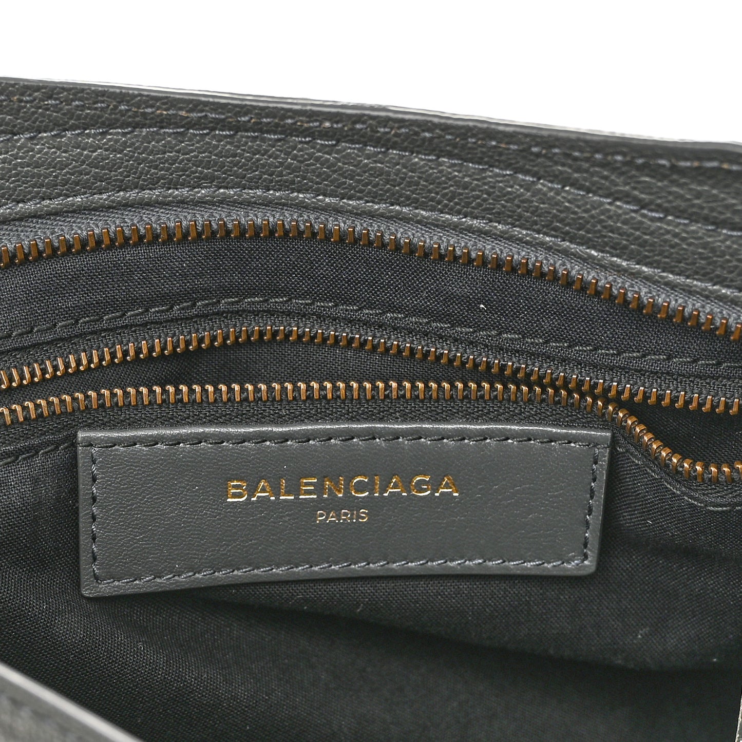 Chevre Classic Hardware Metallic Edge S City Gris Fossile
