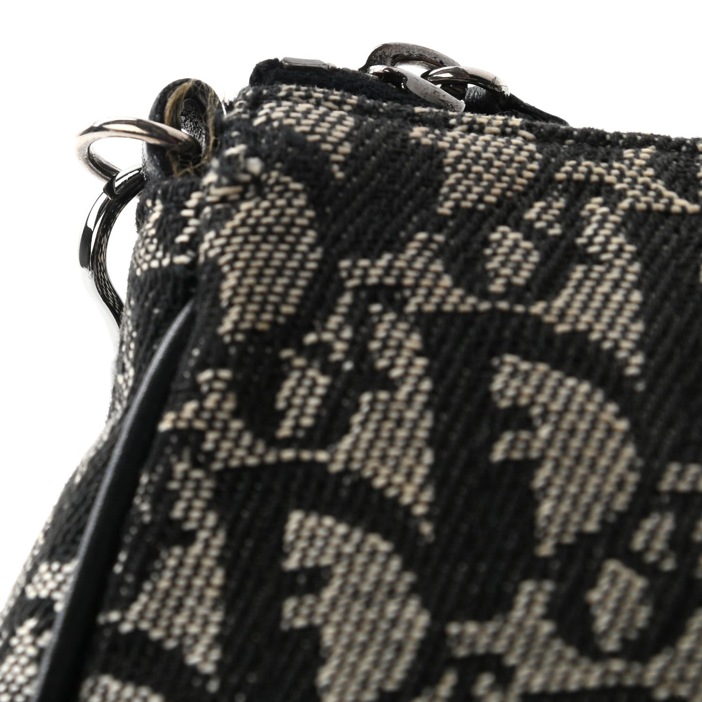 Monogram Mini Saddle Pochette Black