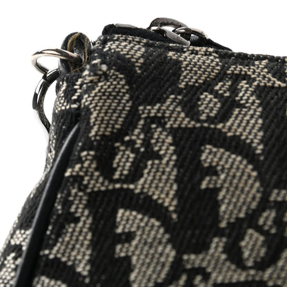 Christian Dior Monogram Mini Saddle Pochette Black 7 of 12
