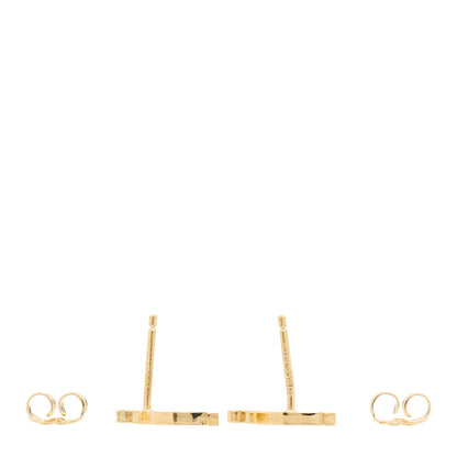Tiffany 18K Yellow Gold T Smile Stud Earrings 3 of 5