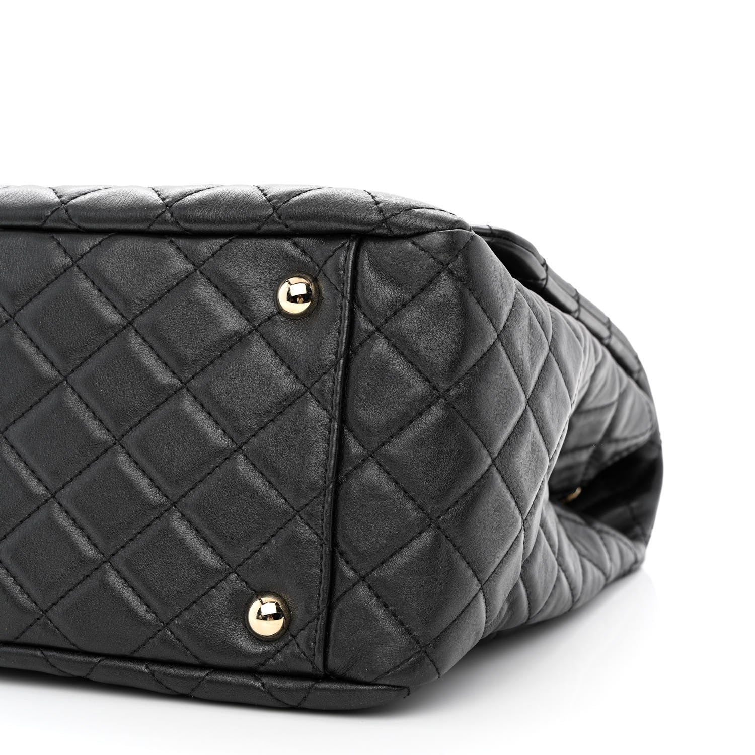 Chanel Calfskin Quilted Small XXL Travel Flap Bag Black 10 of 10