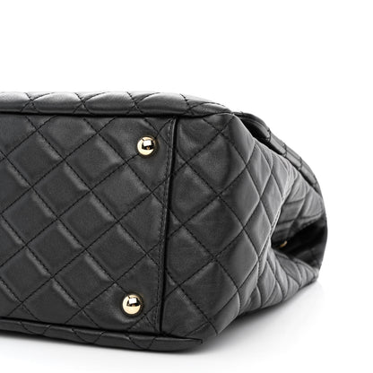 Chanel Calfskin Quilted Small XXL Travel Flap Bag Black 10 of 10