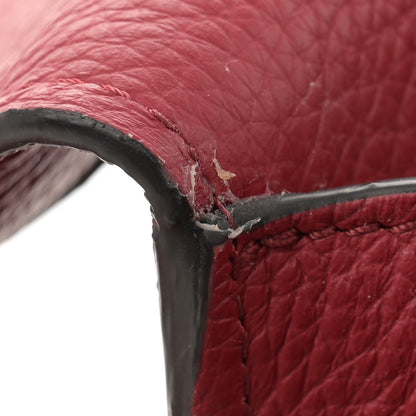 Chloe Grained Calfskin Small Marcie Saddle Bag Red 11 of 11