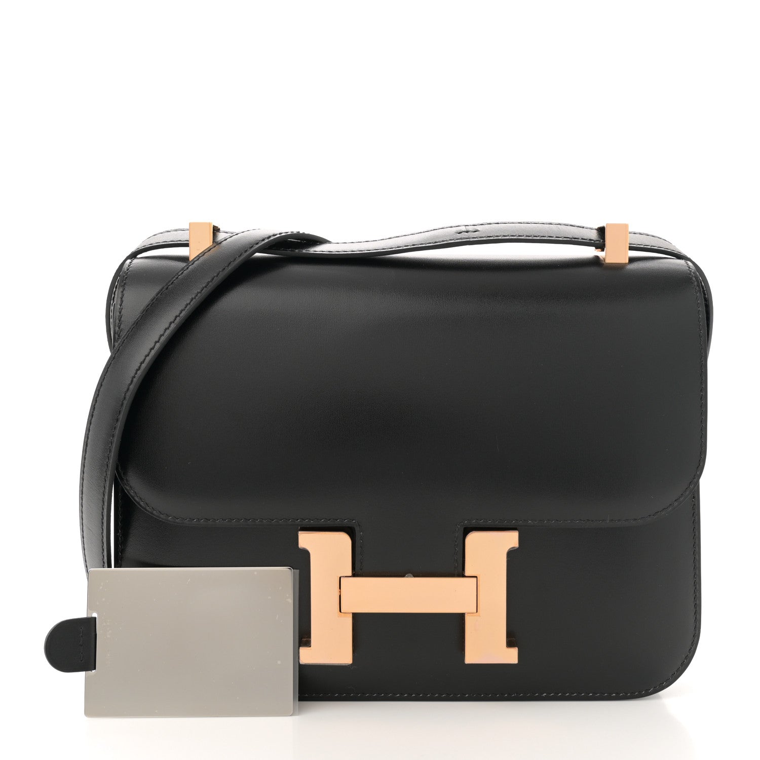 HERMES 黒 レザーケース 箱付き Hermes Box Constance 1-24 Black 1626856 – FASHIONPHILE