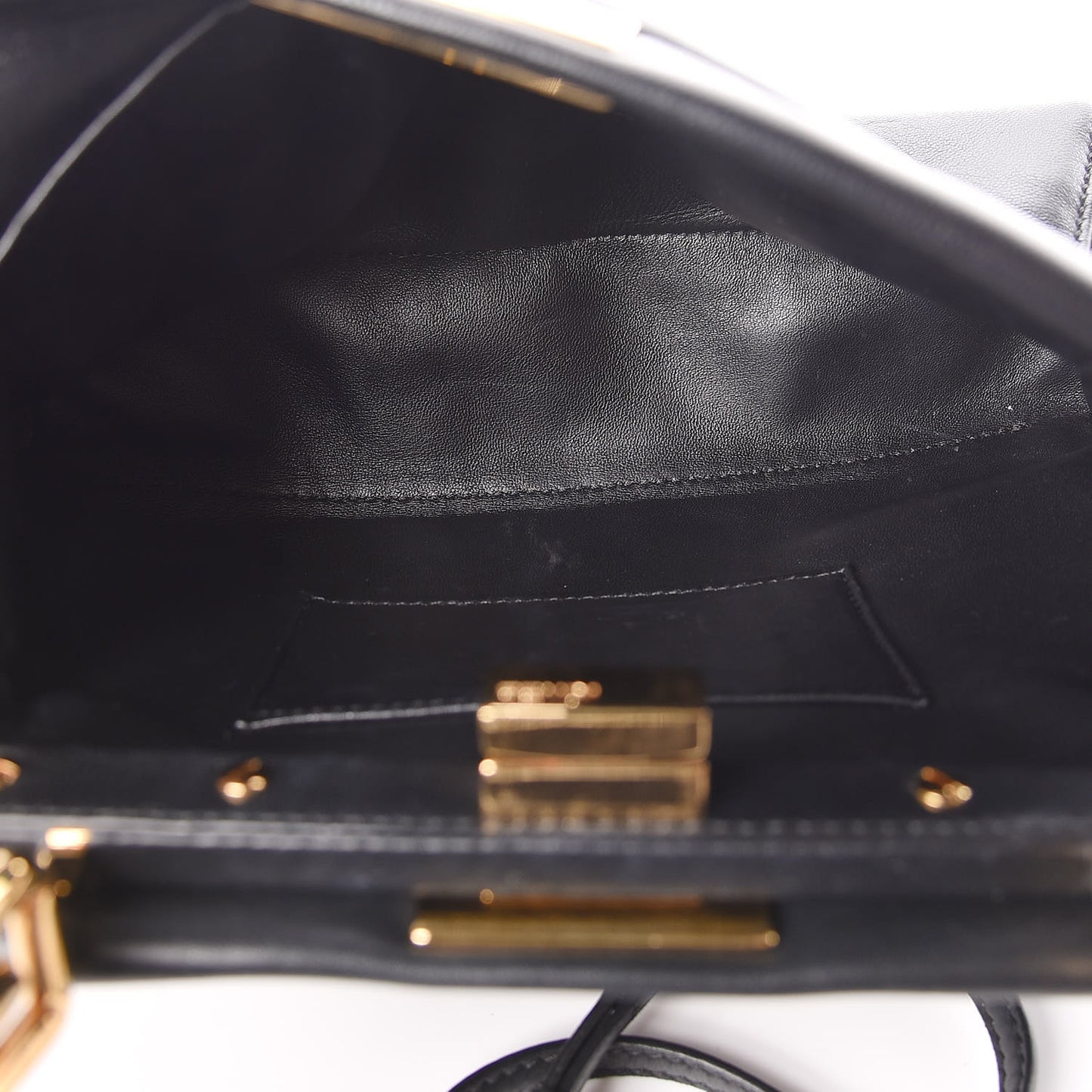 Nappa Mini Peekaboo Iconic Satchel Black