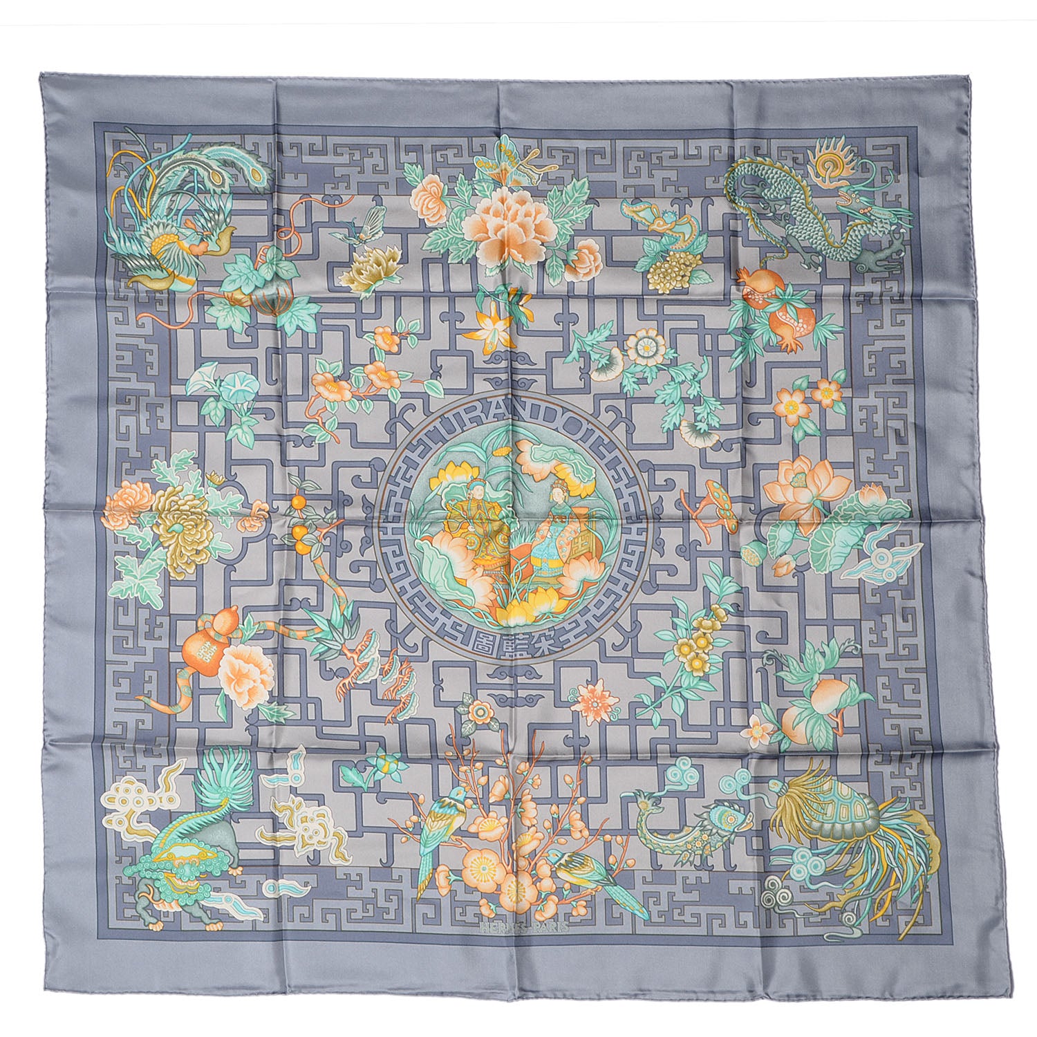 Hermes Silk Turandot Scarf 90 2 of 5